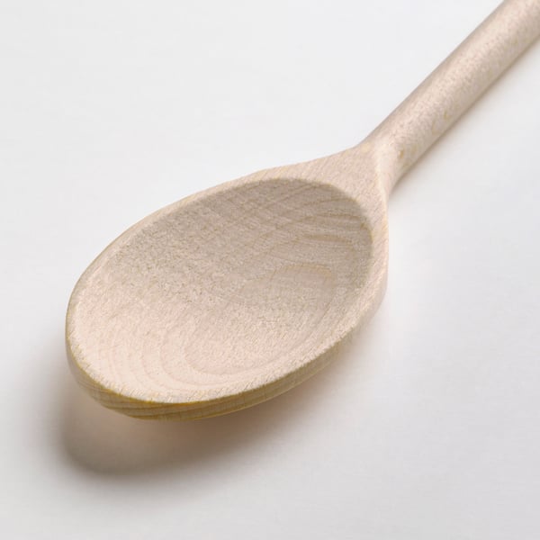 SJÖKEX 2-piece kitchen utensil set, beech
