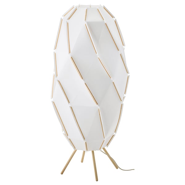 Sjopenna Floor Lamp With Led Bulb White Ikea