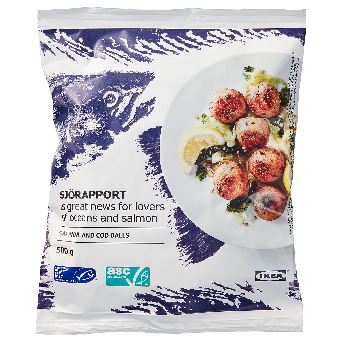 Sjorapport Salmon Balls Frozen Ikea