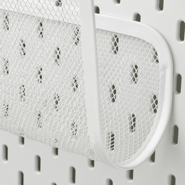 SKÅDIS magazine holder, white IKEA