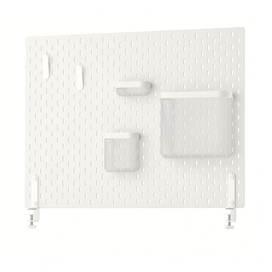 SKÅDIS pegboard combination, white, 30x22" - IKEA
