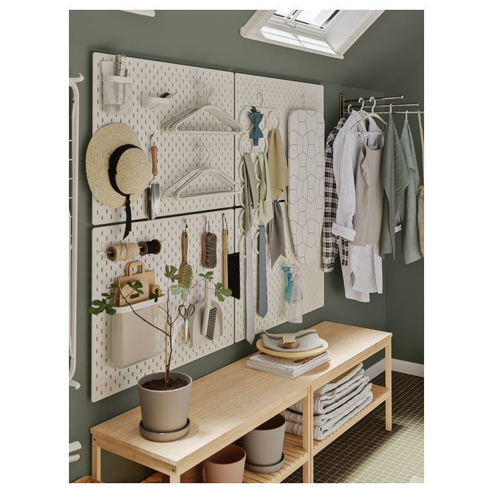 SKÅDIS Pegboard, white - IKEA