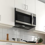 SKALLEBO Over-the-range microwave, Stainless steel, 30 "