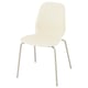 SKÅLSTA Chair, plastic beige/tubular metal/light gray-beige