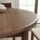 SKANSNÄS / SKANSNÄS Table and 4 chairs, brown beech/brown beech, 45 1/4/66 7/8 "