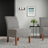SKÅPAFORS Chair, dot pattern brown/beige