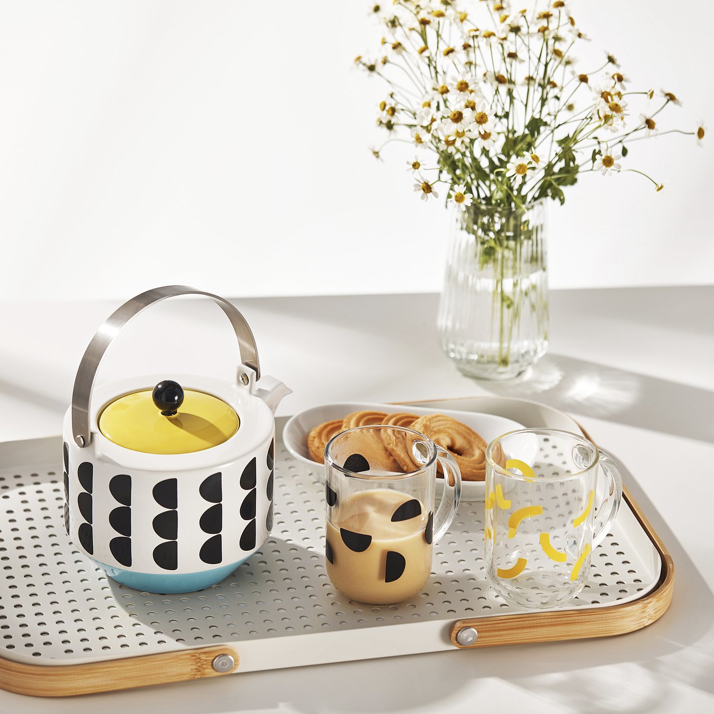 SKEDSTÖR teapot, mixed colors, 34 oz - IKEA