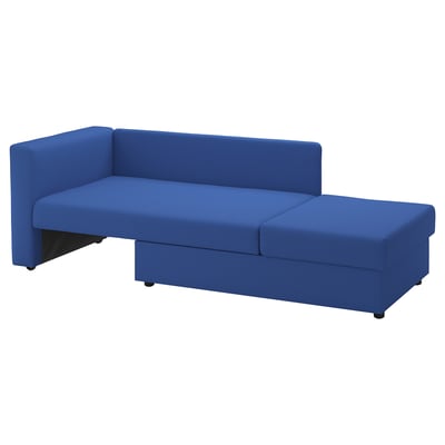SKÖNABÄCK Sleeper sofa, Knisa bright blue