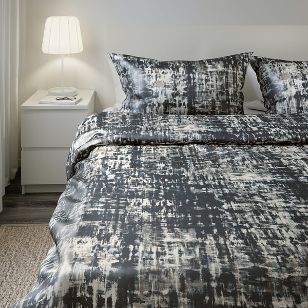 Skogslonn Duvet Cover And Pillowcase S Black Multicolor Ikea