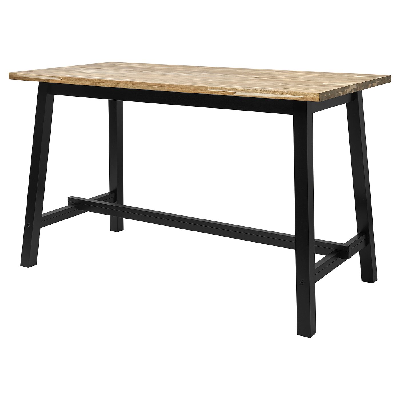 Table, Counter Height Acacia/Black