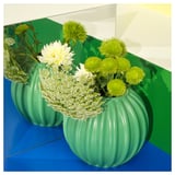 SKOGSTUNDRA Vase, green, 6 "