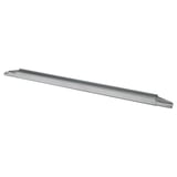 SKORVA: grey, long, straight, galvanised steel rail.