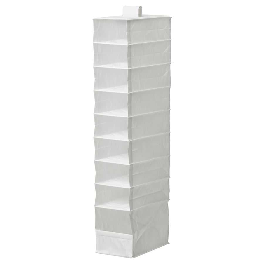 SKUBB organizer with 9 compartments, white, 8 ¾x13 ½x47 ¼" IKEA
