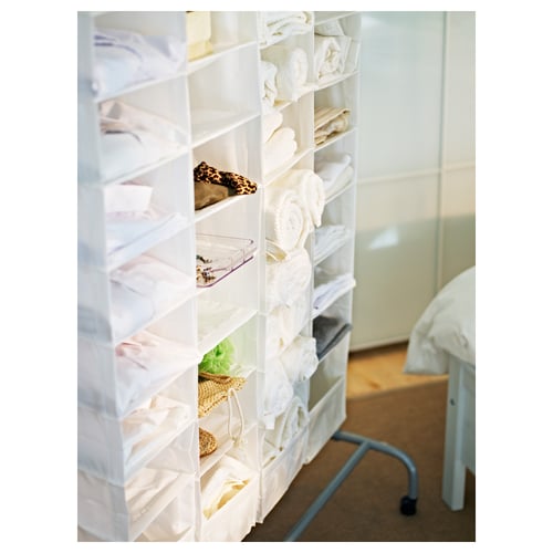 SKUBB organizer with 9 compartments, white, 8 ¾x13 ½x47 ¼" IKEA