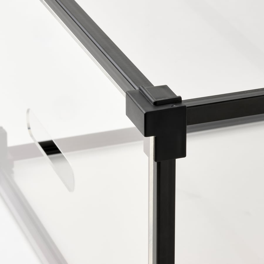 SKUFFEN shoe box, clear, 14x11x8" IKEA