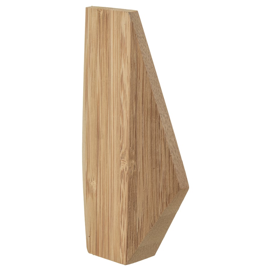 SKUGGIS Hook, bamboo, Width 2 ½" IKEA