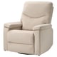 SKULNÄS Recliner rocker and swivel armchair, Hakebo beige