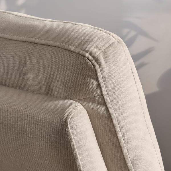 SKULNÄS Recliner rocker and swivel armchair, Hakebo beige