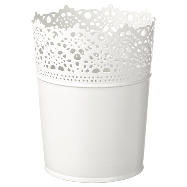 SKURAR Plant pot offwhite indoor/outdoor, offwhite IKEA