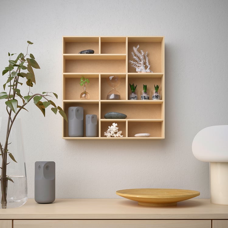 SKUTSKÄR Display shelf, birch plywood, 153/4x153/4" IKEA