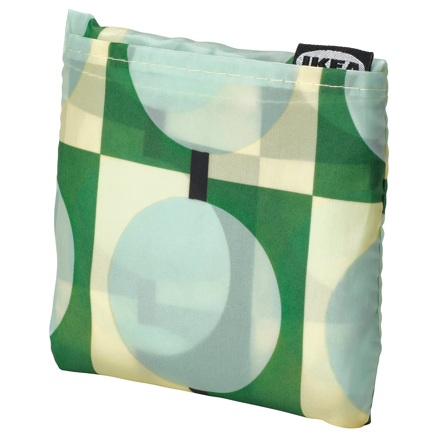 Shopping bag, pale yellow/multicolor 2
