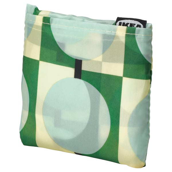 SKYNKE Shopping bag, pale yellow/multicolor, 17 ¾x14 ¼ "