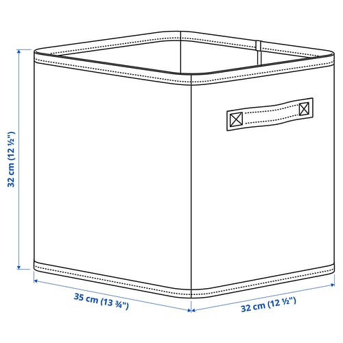 Illustration with measurements for the product: SLÅTTERVALL.