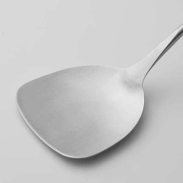 SLITSTARK Spatule, acier inoxydable/noyer - IKEA