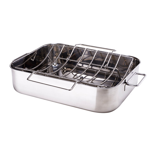 SMÅBRÖD Roasting pan with grill rack IKEA