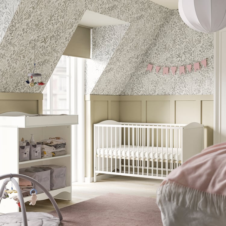 SMÅGÖRA 2piece baby furniture set, white, 271/2x52" IKEA