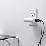 SMÅHAGEL 3-port USB charger, white