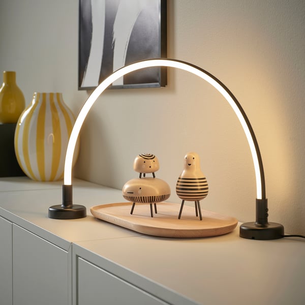 SMÅSNÖRE LED decorative light, dimmable adjustable color
