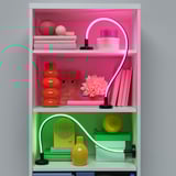 SMÅSNÖRE LED decorative light, dimmable adjustable color