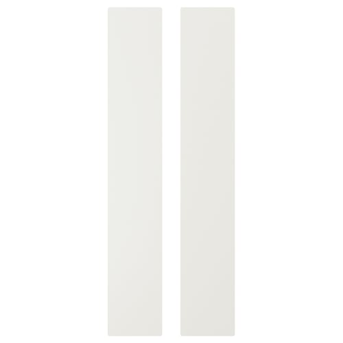 Two white rectangular boxes, simple and clean design, ideal for storage.