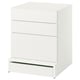 SMÅSTAD / UPPFÖRA 3-drawer dresser, white/white, 23 5/8x25 5/8x29 7/8 "