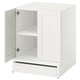 SMÅSTAD / UPPFÖRA Cabinet, white with frame/with 1 shelf, 23 5/8x25 5/8x29 7/8 "