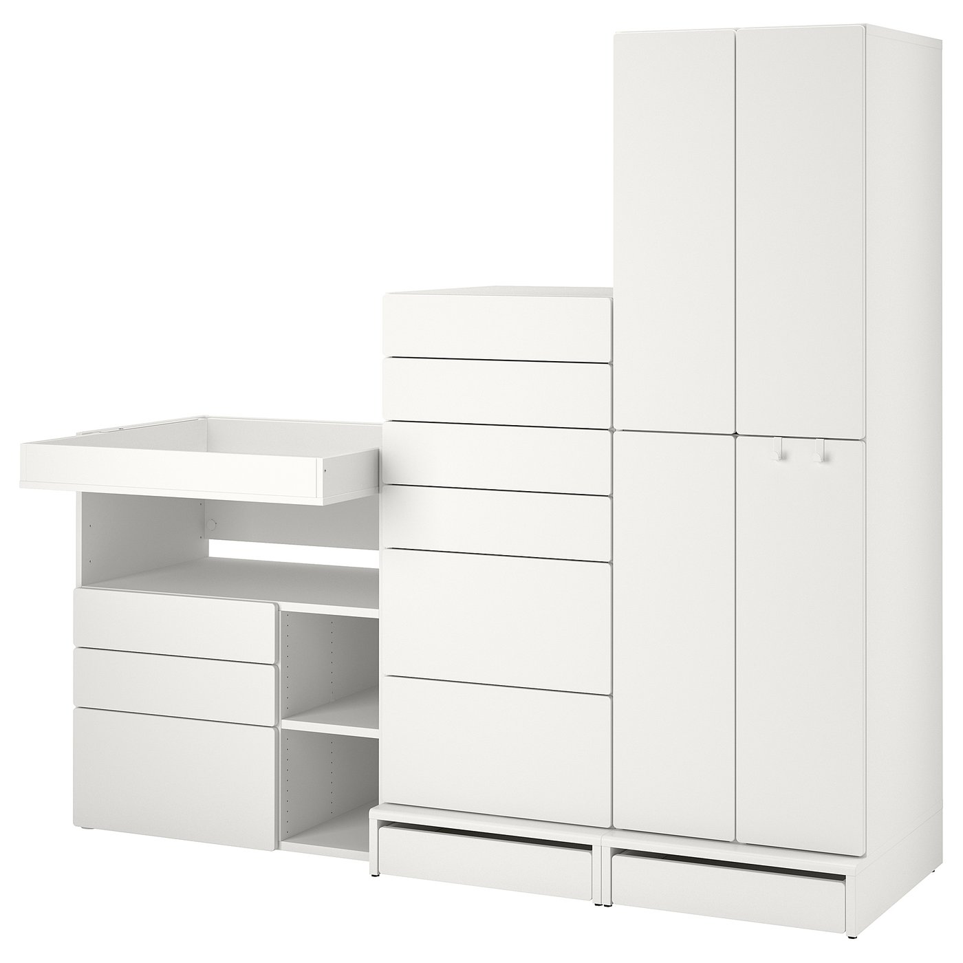 ikea changing table storage