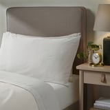 SMÅVÄNDEROT Sheet set, black/white, Twin