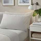 SMÅVÄNDEROT Sheet set, black/white, Full/Double