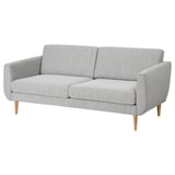 SMEDSTORP Sofa, Viarp beige/brown/oak