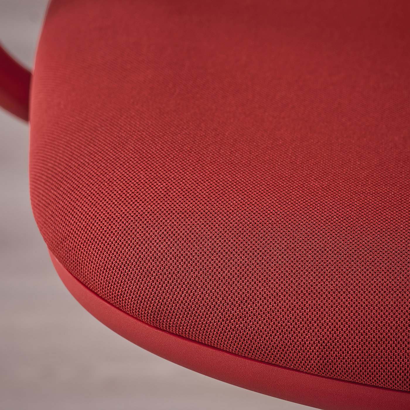 SMÖRKULL office chair with armrests, Gräsnäs red - IKEA