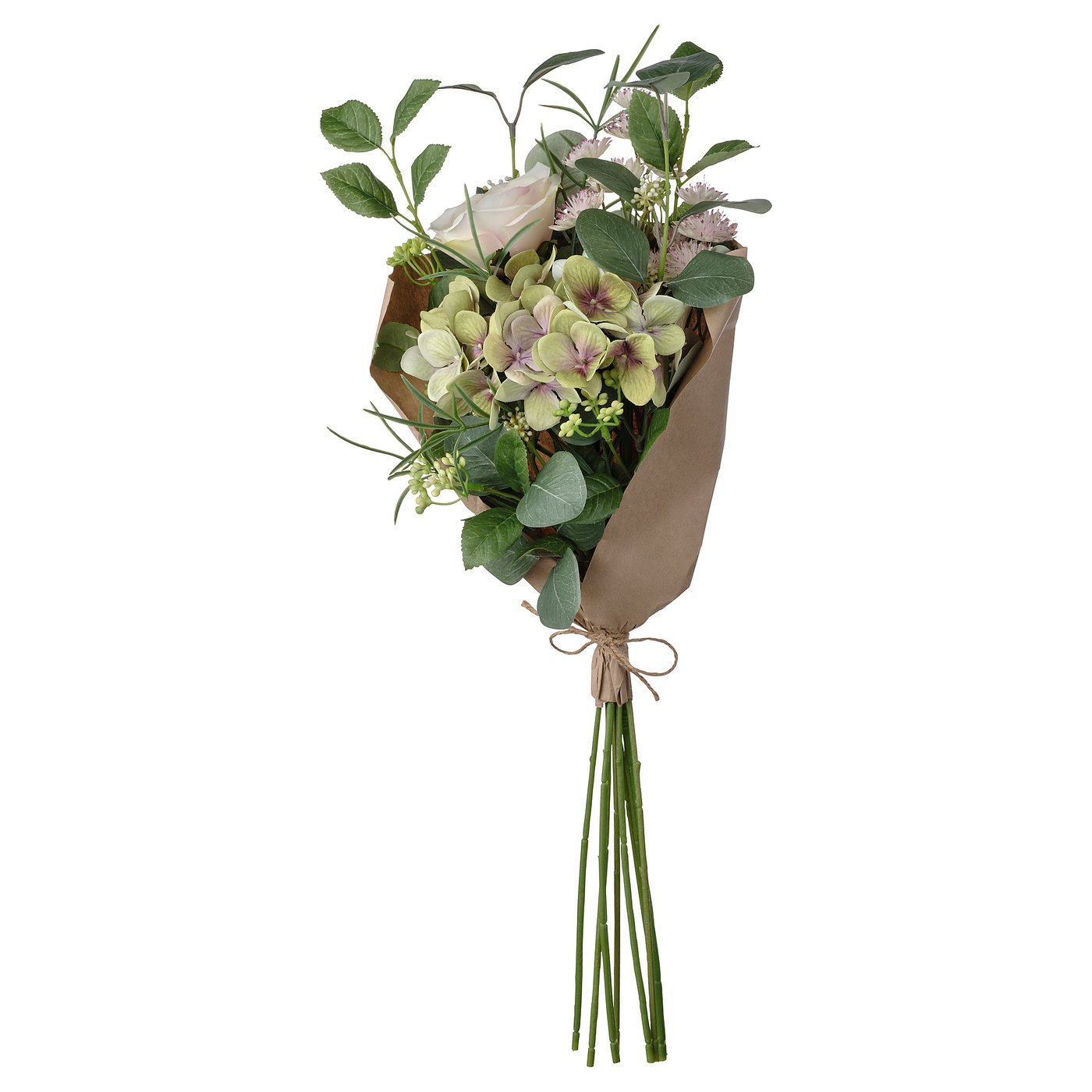 SMYCKA Artificial bouquet, indoor/outdoor light pink/green, 24 ½" IKEA