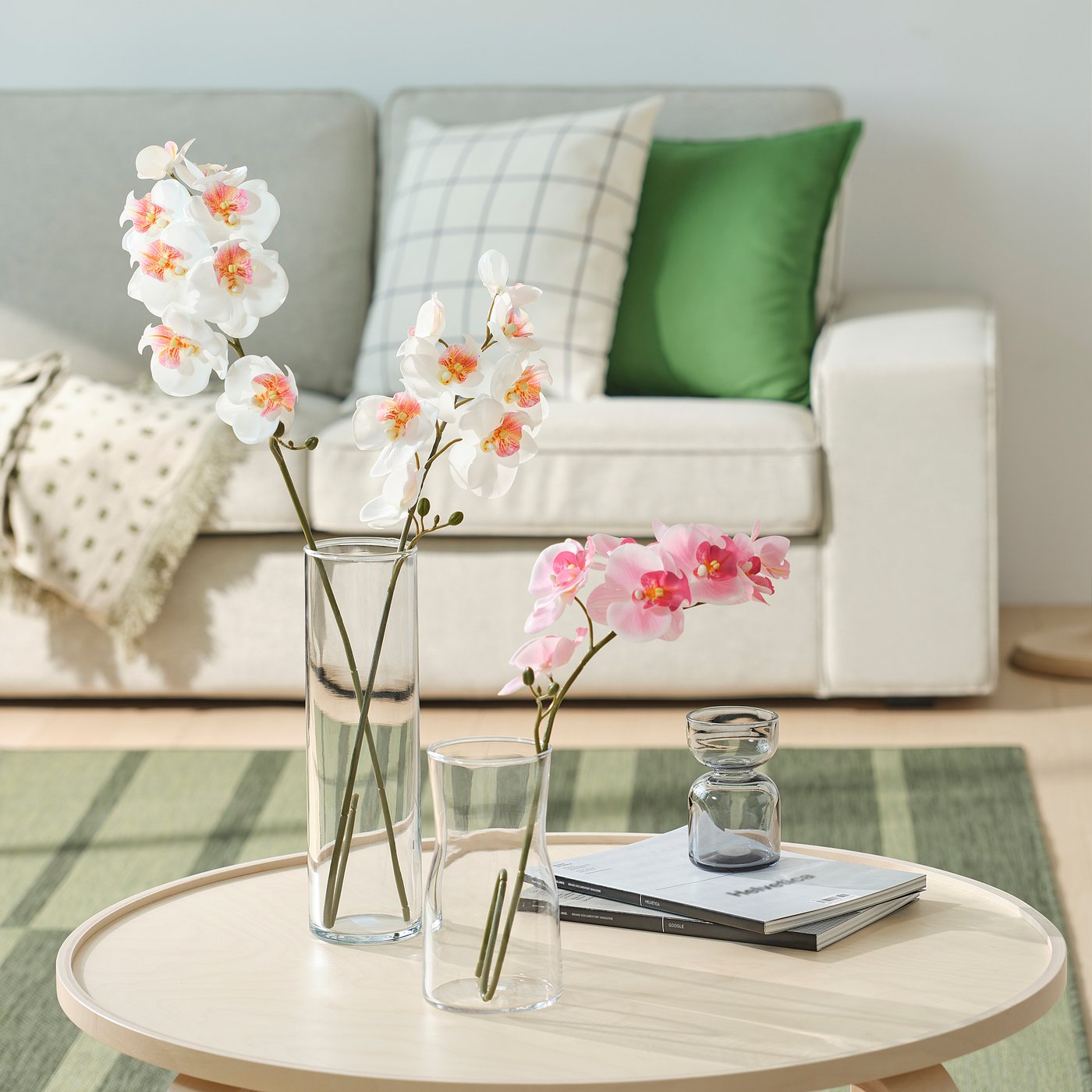 SMYCKA artificial flower, indoor/outdoor/Orchid white, 23 ½