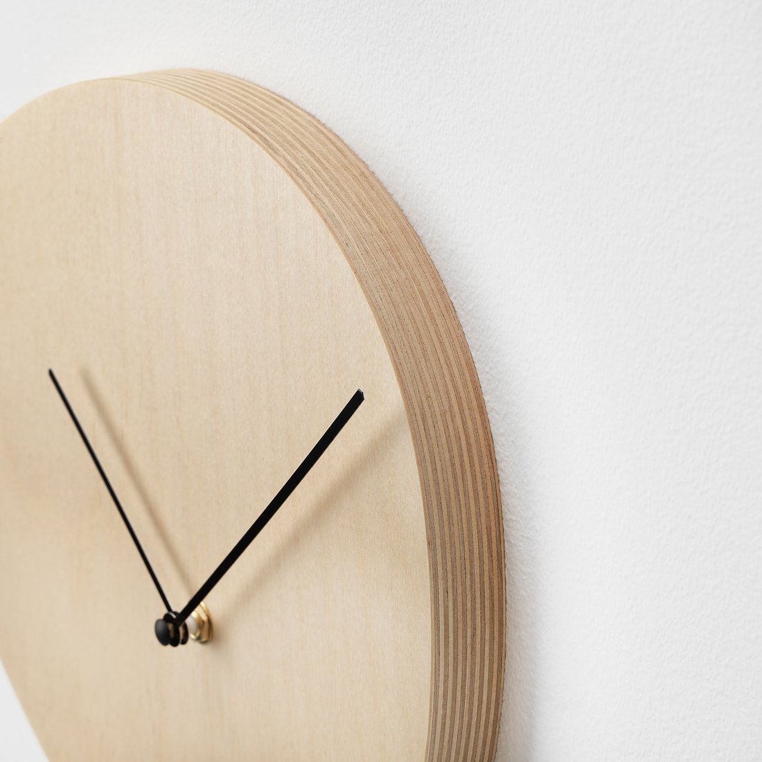 SNAJDARE Wall clock, birch plywood IKEA