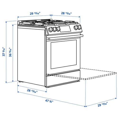 Illustration with measurements for the product: SNESSLINGE.