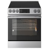 SNESSLINGE Range with glass ceramic cooktop, Stainless steel, 30 "