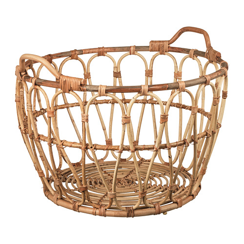 SNIDAD Basket, rattan, 21 ¼x15 ¼ "