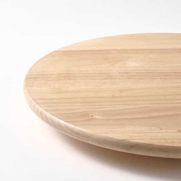 SNUDDA Lazy Susan, rubberwood, 15 "