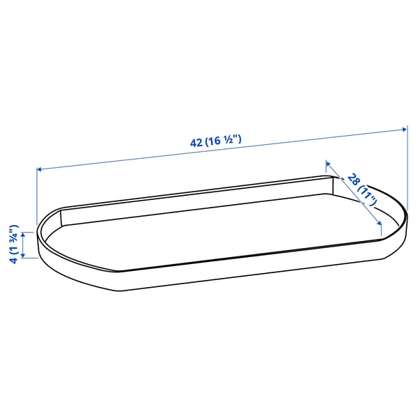 SNURRAD Lazy susan, clear