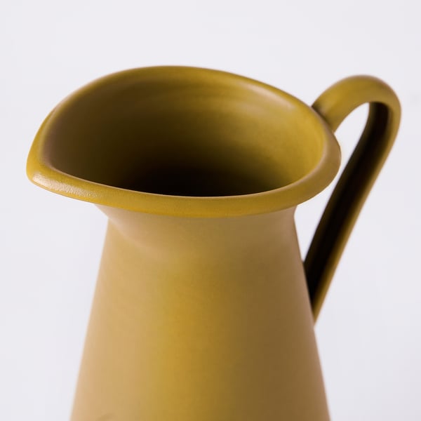 SOCKERÄRT Vase/jug, yellow, 6 ¼" IKEA